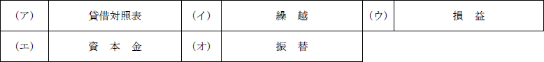 日商簿記試験解答3級-4